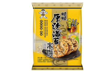 Wang Rice Cracker Seaweed 旺旺米饼厚烧海苔味 118GM（VIP会员价：RM8.80）